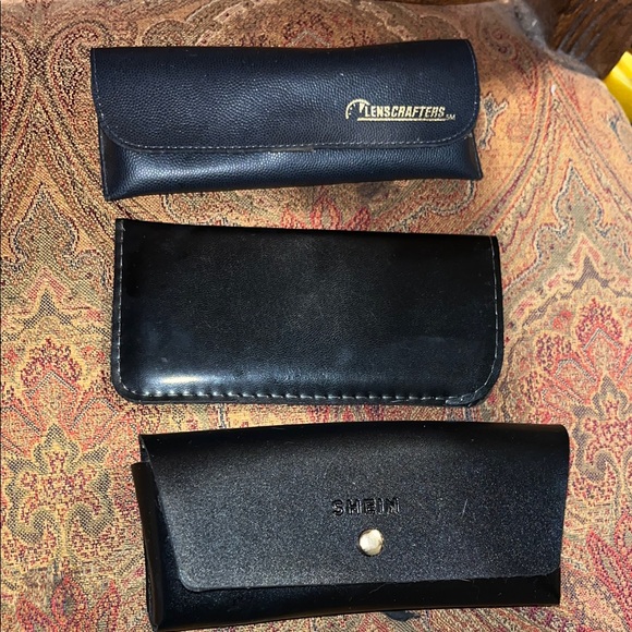 lenscrafters Accessories - 3 small eye glass cases